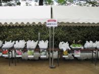 山野草プレゼントブースの写真