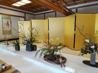 いけばな展の展示の様子