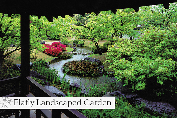 Flatly Landscaped Garden