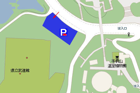武道館前駐車場マップ画像