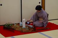 煎茶お手前の様子